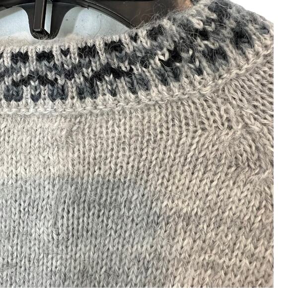 Alpaca Connection Alpaca blend Handmade  in Peru Sweater crewneck - Picture 7 of 11